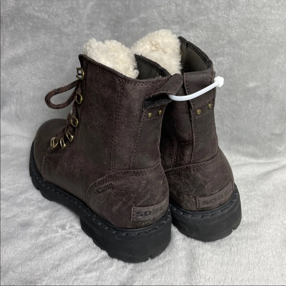 Sorel Lennox Lace-Up Boots Size 8 1/2 - Picture 6 of 7